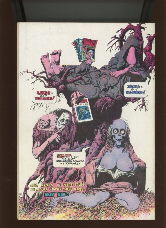 (1972) Grim Wit #1: KEY ISSUE! FIRST PRINTING ('RIP OFF PRESS' LOGO)! (7.0/7.5)