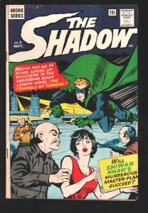 The Shadow #2 1964--Shadow has superhero costume on cover-Shiwan Khan appears...