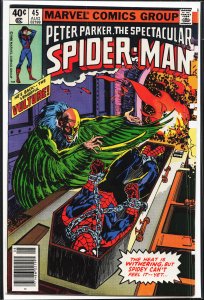 The Spectacular Spider-Man #45 Newsstand Edition (1980) Spider-Man