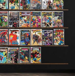 Huge Lot 150+ Comics with Elfquest, Superman, New X-Men, The Defenders & More!