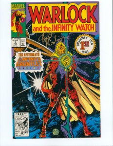 Warlock and the Infinity Watch #1 Signed by Angel Medina w/ COA