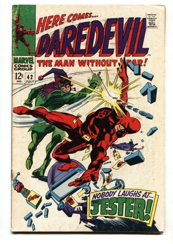 DAREDEVIL #42-1968-MARVEL SILVER-AGE-comic book