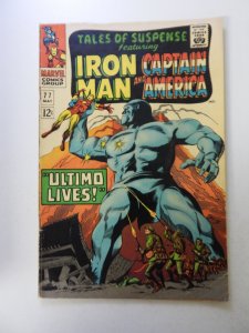 Tales of Suspense #77 (1966) VG/FN condition