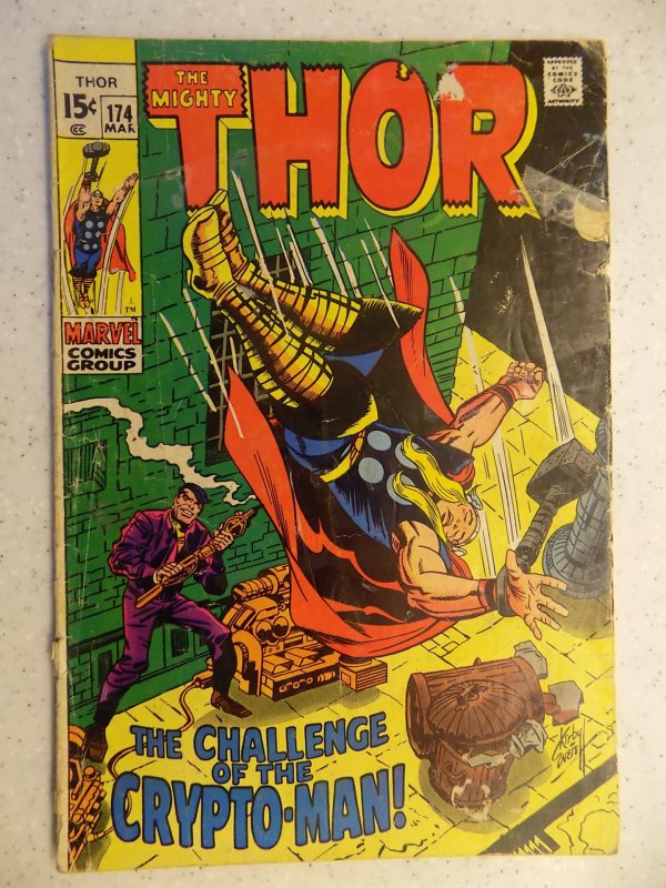 THE MIGHTY THOR # 174 MARVEL GODS JOURNEY ACTION ADVENTURE