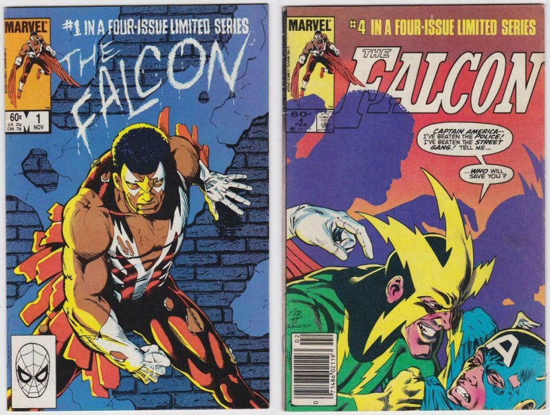 Falcon #1 and 2 (1983) 4.0 VG Marvel Comics