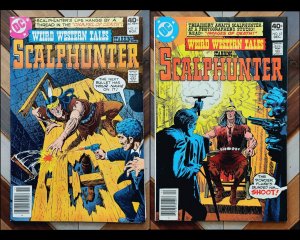 WEIRD WESTERN TALES #61 FN & #62 VF (DC 1979) Featuring SCALPHUNTER Set of 2