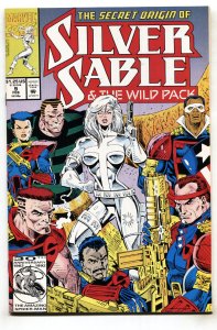 Silver Sable and the Wild Pack #9--1993--First Ernst Sablinova--Marvel--comic...