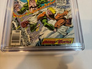 Iron Fist (1977) # 14 (CGC 6.0 SS WP) Signed Chris Claremont 1st App Sabretooth