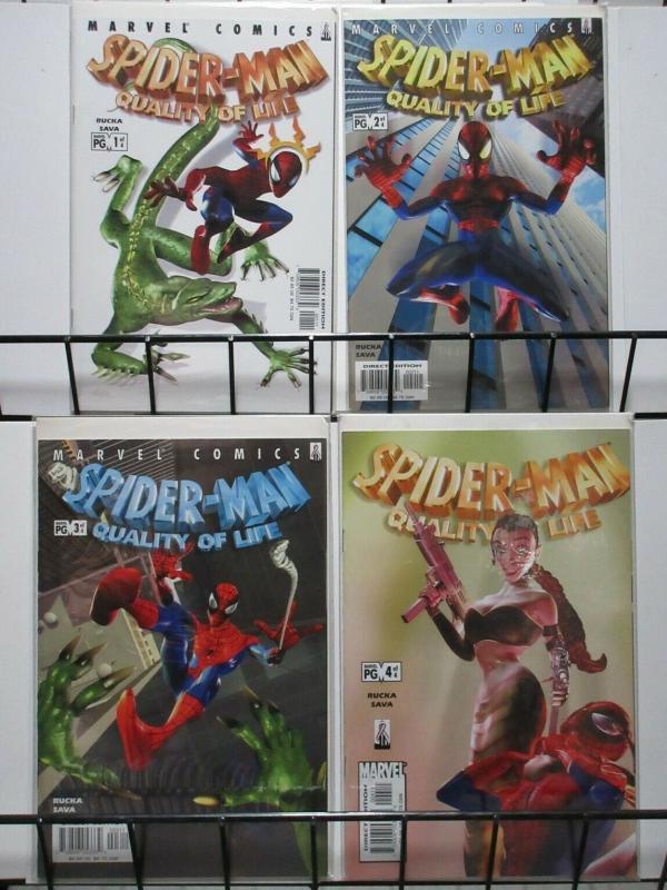 SPIDERMAN QUALITY OF LIFE (2002) 1-4  complete series! 