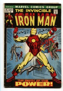 IRON MAN #47 1972-Origin of Iron Man-Marvel COMIC BOOK