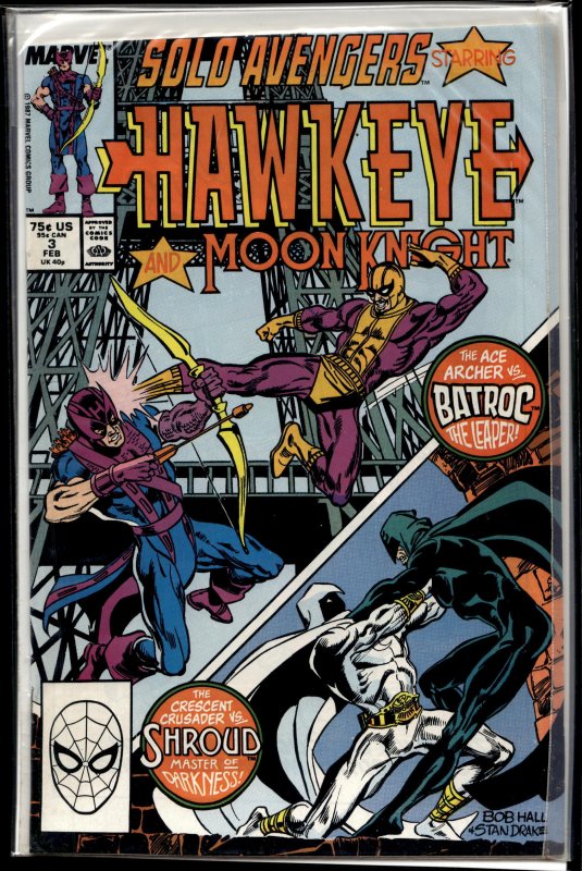 Solo Avengers #3 (1988) Hawkeye