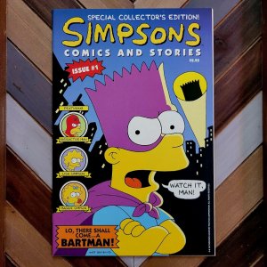 Simpsons Comics & Stories #1 VF (Welsh 1993) 1st app The Simpsons + POSTER (NM) 