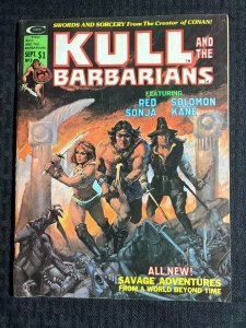1975 KULL AND THE BARBARIANS Magazine #3 G/VG 3.0 Solomon Kane
