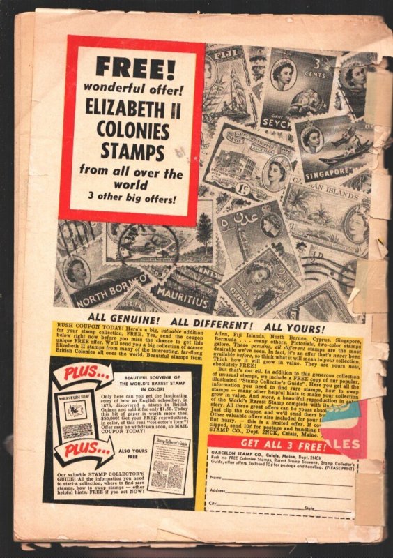 Legends Of Daniel Boone #5  1956 - DC  -P/FR - Comic Book