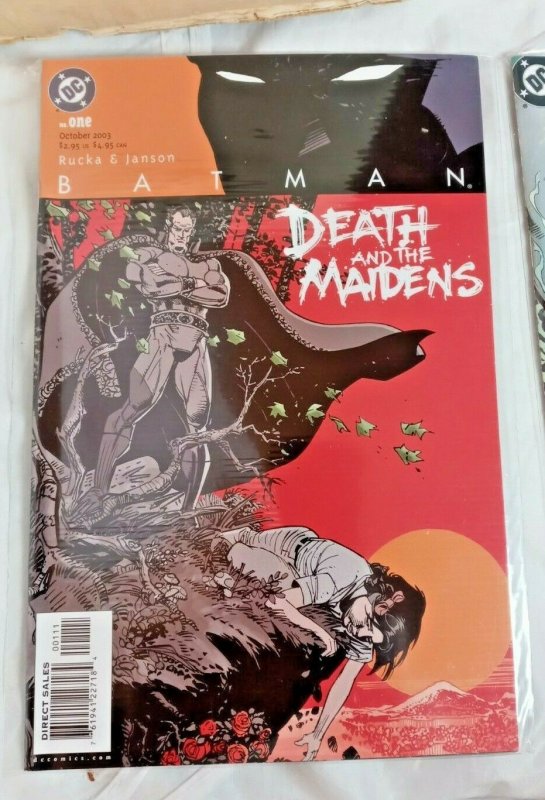 DC Comics Batman Death And The Maidens #1 2 3 Lot of 3 (2003) NM