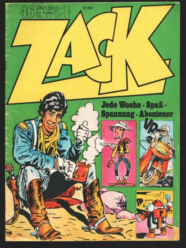 Zack #46 1960's-Lt Blueberry cover & story-Star Trek story & more-Size is abo...