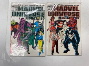 4 Official Handbook Marvel Universe MARVEL comic books #5 6 7 8 18 RC5