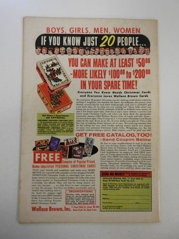 Wonder Woman #139 (1963) VG Condition moisture stains