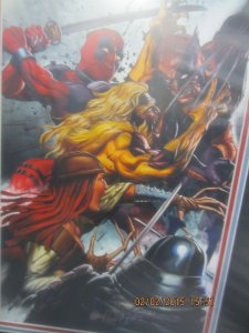 Death of Wolverine SIGNED BY GREG HORN Art Print