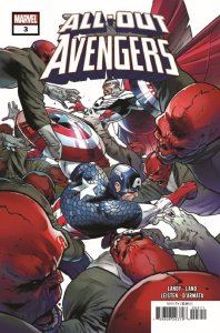 All-Out Avengers (2022) #3 NM Greg Land Captain America Falcon Red Skull Cover
