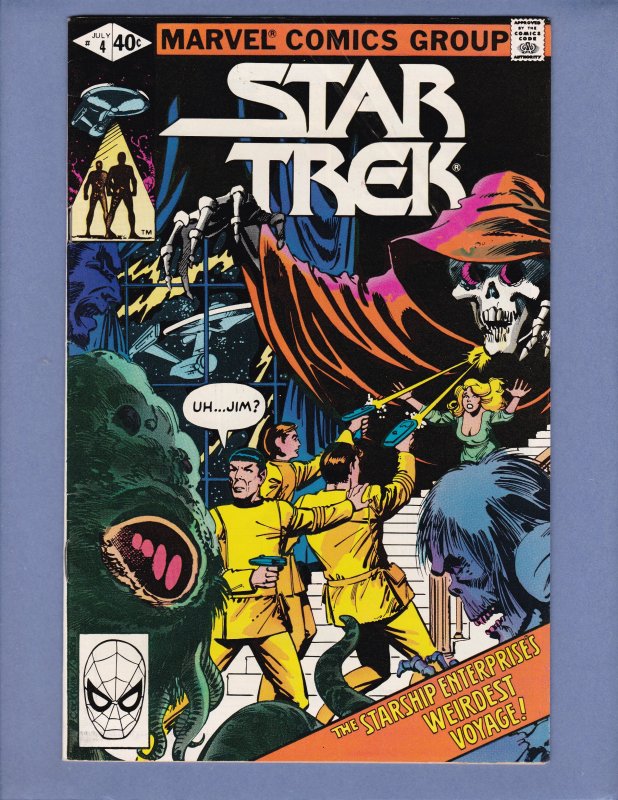 Star Trek #4 VG Spock Kirk Marvel 1980
