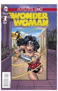 DC Comics New 52 Futures End Wonder Woman #1 3D Motion Variant Cover