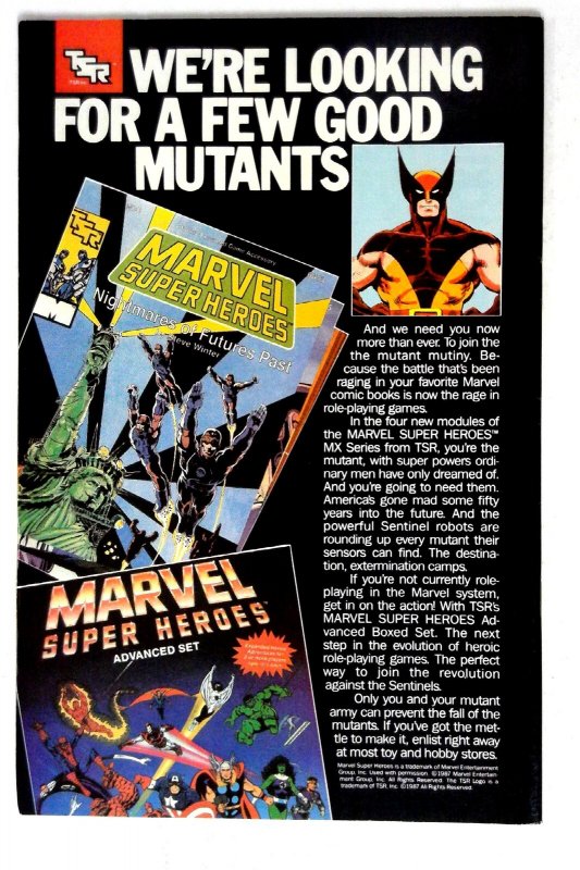 Daredevil #252 (1988) Typhoid Mary, Fall of the Mutants Marvel VF/NM