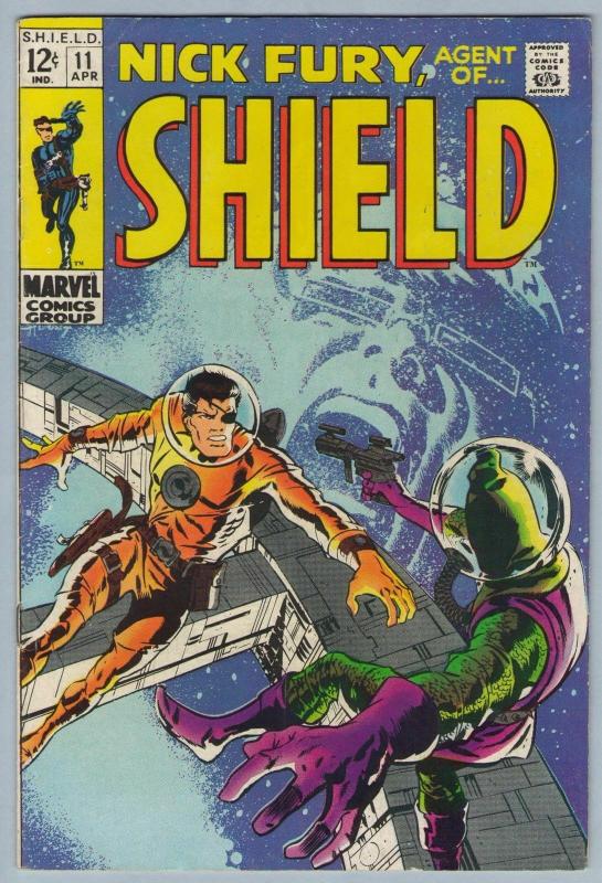 Nick Fury Agent of SHIELD 11 Apr 1969 FI- (5.5)