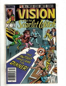 Lot Of 8 Vision & Scarlet Witch Marvel Comic Books # 1 2 3 4 5 6 (2) 8 OF45 