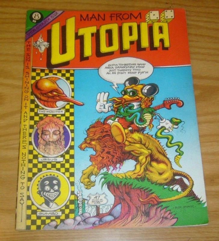 Man From Utopia #1 FN (1st) print RICK GRIFFIN 1972 san francisco underground