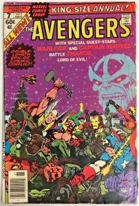 AVENGERS ANNUAL#7 VG 1977 THANOS MARVEL BRONZE AGE COMICS