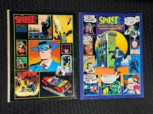 1975 THE SPIRIT Warren Magazine #8 & 9 VG/VG+ Will Eisner LOT of 2