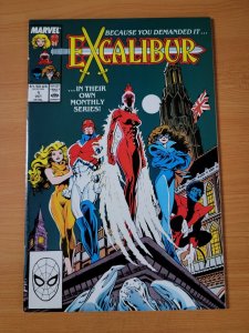 Excalibur #1 Direct Market Edition ~ NEAR MINT NM ~ 1988 DC Comics