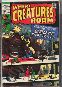 Where Creatures Roam #1 (1970) The Brute That Walks
