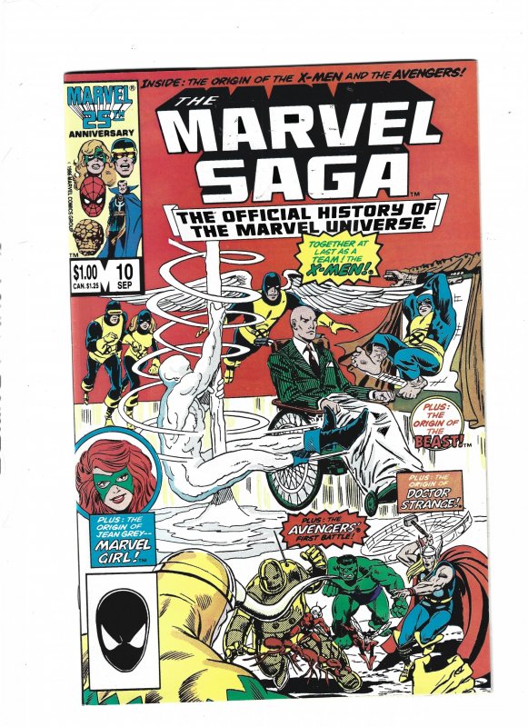 The Marvel Saga The Official History of the Marvel Universe #10 through 15