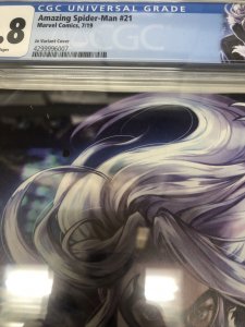 Amazing Spider-Man (2019) # 21 (CGC 9.8) Signed Jo Variant Cover • Marvel Comics