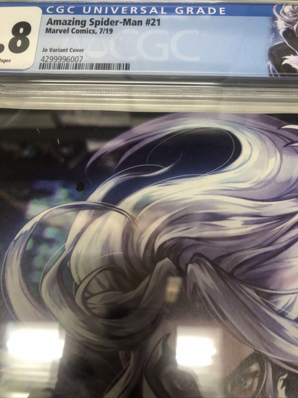 Amazing Spider-Man (2019) # 21 (CGC 9.8) Signed Jo Variant Cover • Marvel Comics