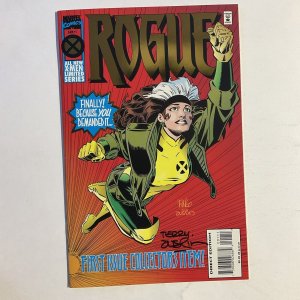 Rogue 1 1995 Signed by Terry Austin Marvel NM near mint