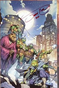 TMNT #100 SIGNED BY JEREMY CLARK VIRGIN EPIKOS STORE EXCLUSIVE VARIANT EB200