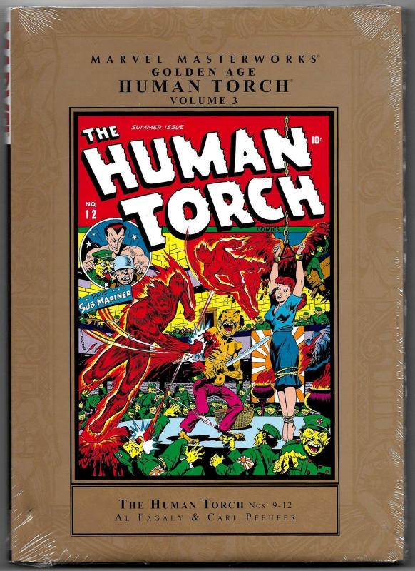 Marvel Masterworks Golden Age Human Torch HC Vol 3 - New/Sealed!