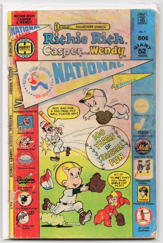 Richie Rich, Casper, and Wendy National League (1976) Richie Rich
