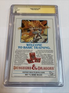 Captain America (1987) # 332 (CGC 9.6 SS) Signed & Sketch Klaus Janson