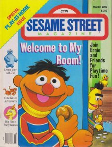 Sesame Street Magazine #212 FN ; Children's Television Workshop | March 1992 Ern