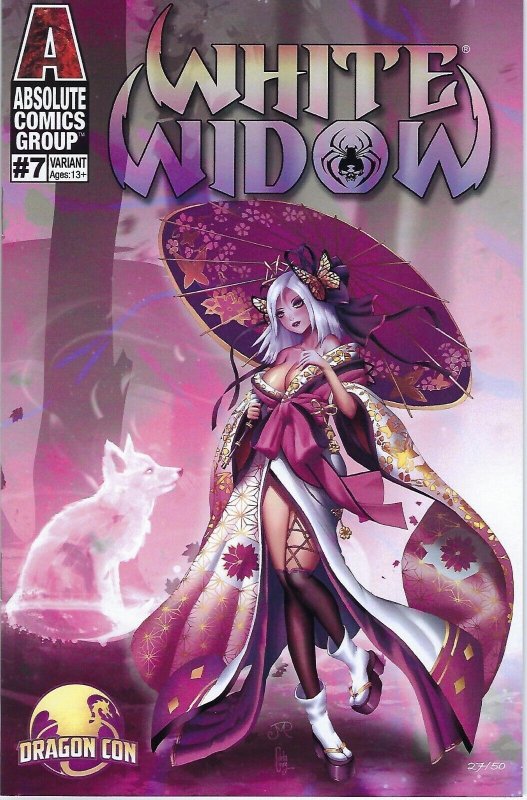 White Widow # 7 Dragon Con Jenna Powell Day Variant Limited Edition #27/50 NM 