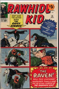 The Rawhide Kid #35 (1963) Rawhide Kid