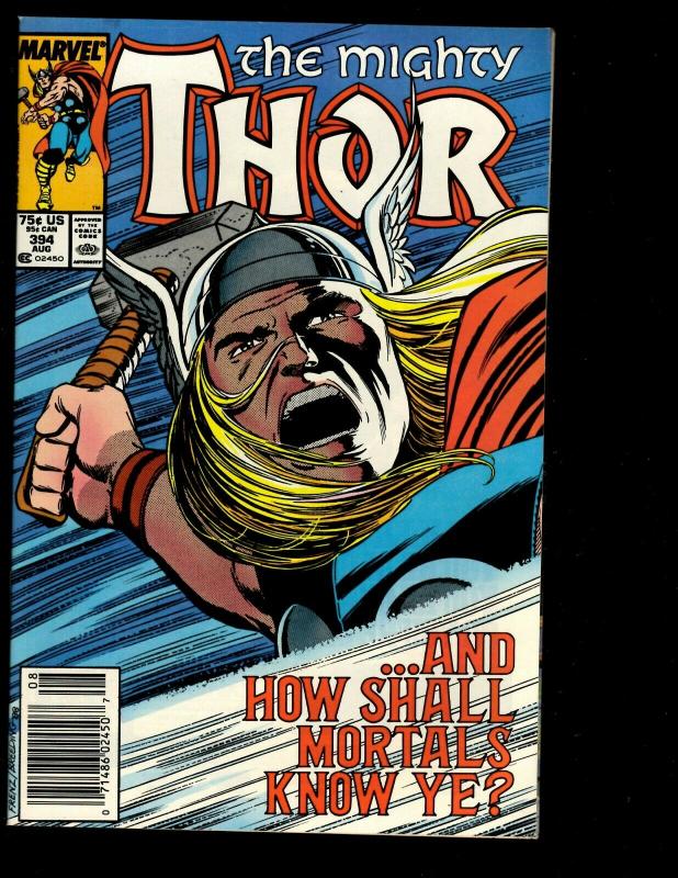 Lot of 8 Thor Marvel Comic Books 398 397 396 395 394 393 392 391 Spider-Man DS3