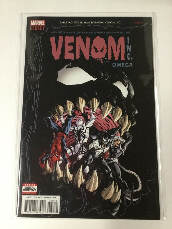 Venom Inc. Omega 6 Nm Near Mint Marvel Legacy 