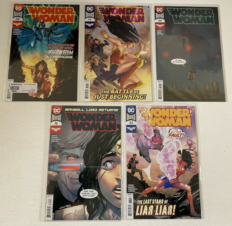 Wonder Woman lot 41 different from #1-60 8.0 VF (2016- 5th series) 