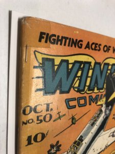 Wings Comics (1944) # 50 (Fair/G) White Pages !