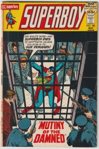 Superboy #186 (May 1972, DC), FN-VFN (7.0), Dial H for Hero back-up sty, 52 pgs
